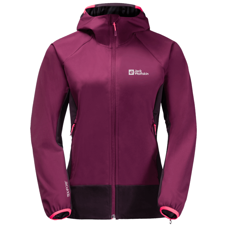 Wild Berry Women's Eagle Peak Ii Hoody Brand Jack Wolfskin Original
