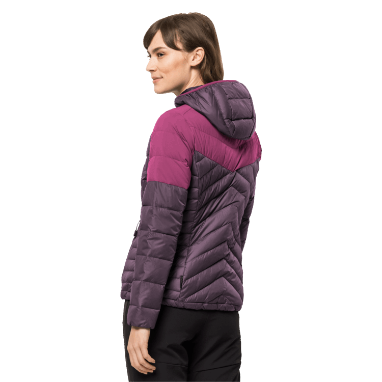 New Women's Tundra Down Hoody Grapevine Brand Jack Wolfskin