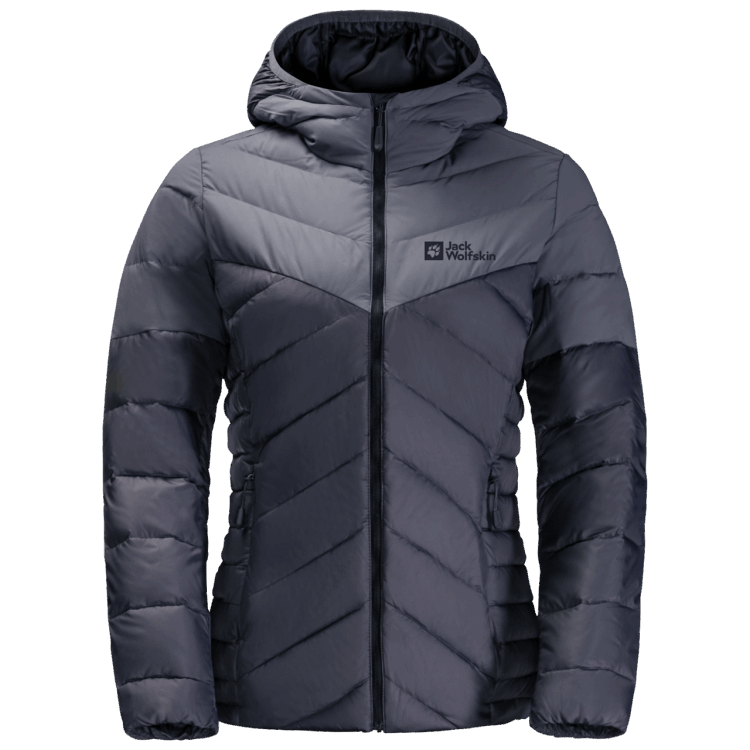 Fashion Brand Jack Wolfskin Graphite Women's Tundra Down Hoody