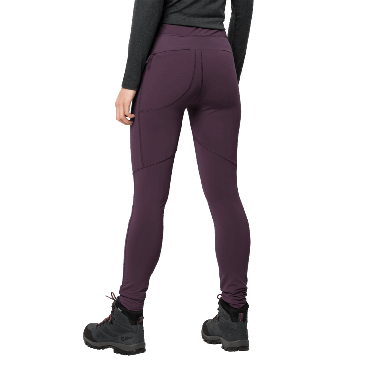 Women's Salmaser Tights Hot Brand Jack Wolfskin Grapevine