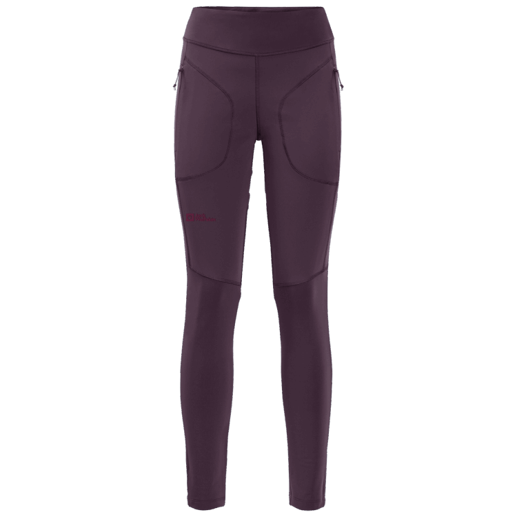 Women's Salmaser Tights Hot Brand Jack Wolfskin Grapevine