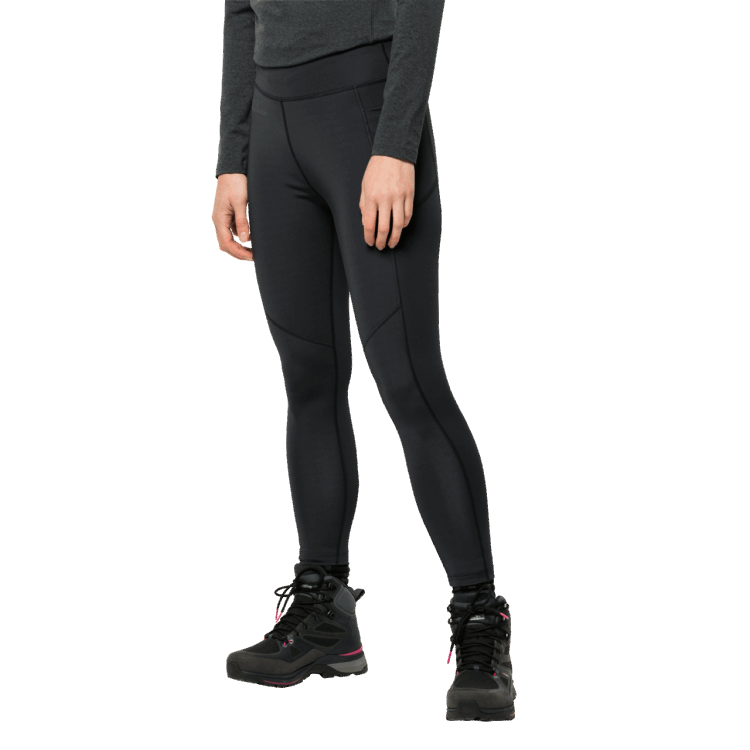 Women's Iseler Tights Best Black Brand Jack Wolfskin