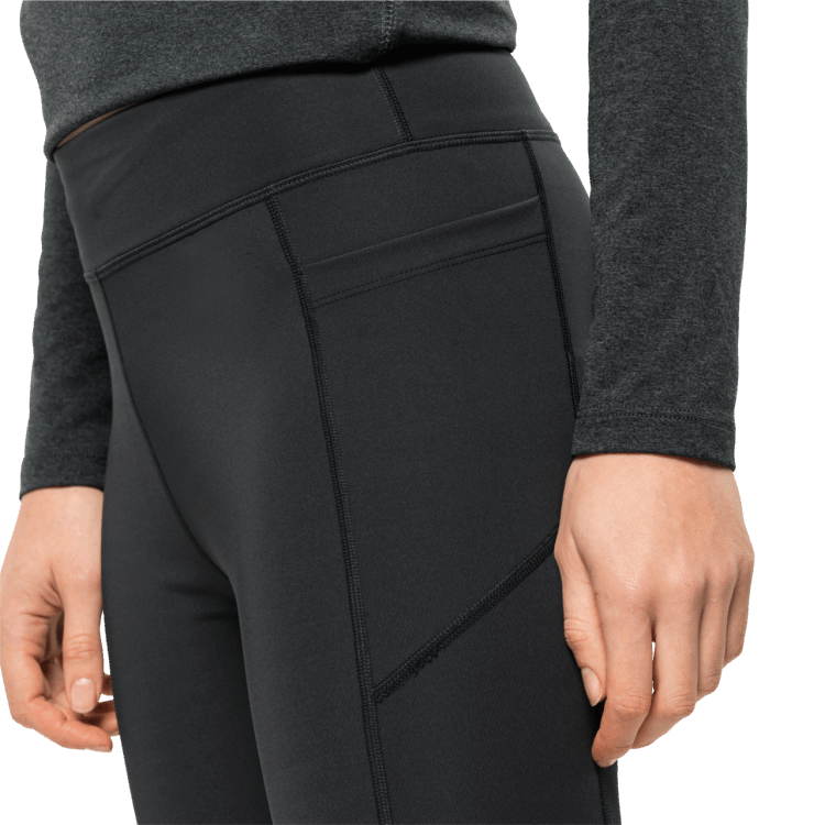 Women's Iseler Tights Best Black Brand Jack Wolfskin