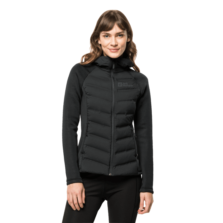 Brand Jack Wolfskin Collection Women's Tasman Down Hybrid Black