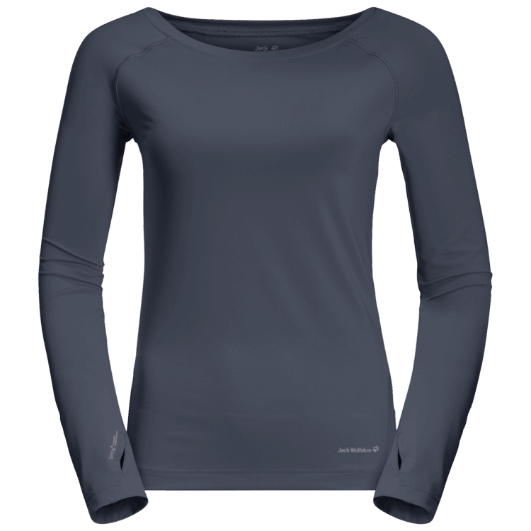 Ombre Blue Original Brand Jack Wolfskin Women's Tasman Long Sleeve