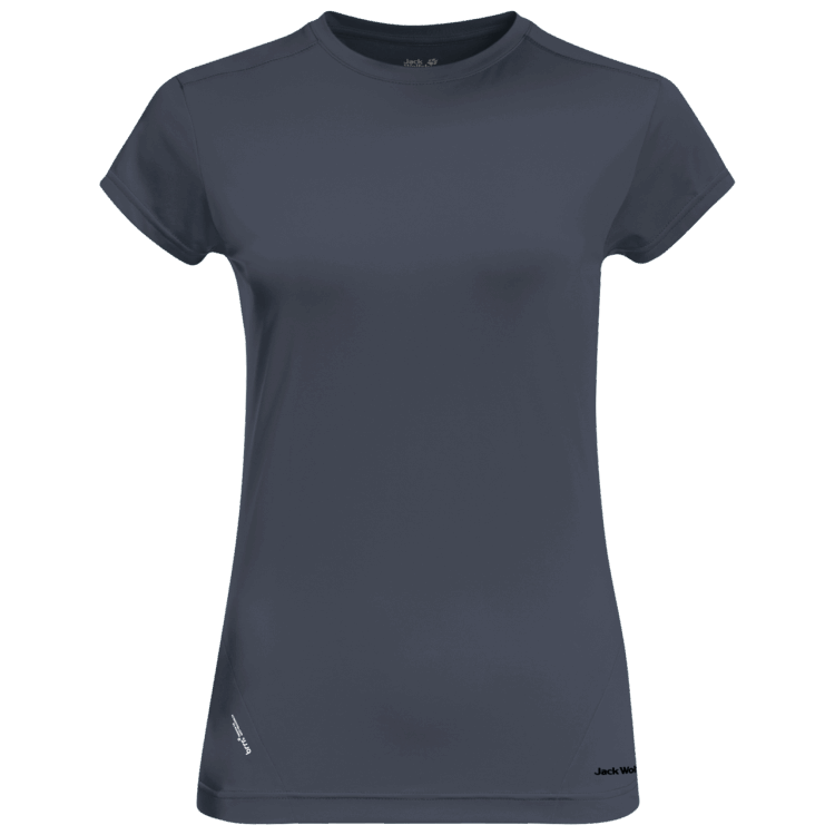 Fashion Women's Tasman Short Sleeve Brand Jack Wolfskin Ombre Blue