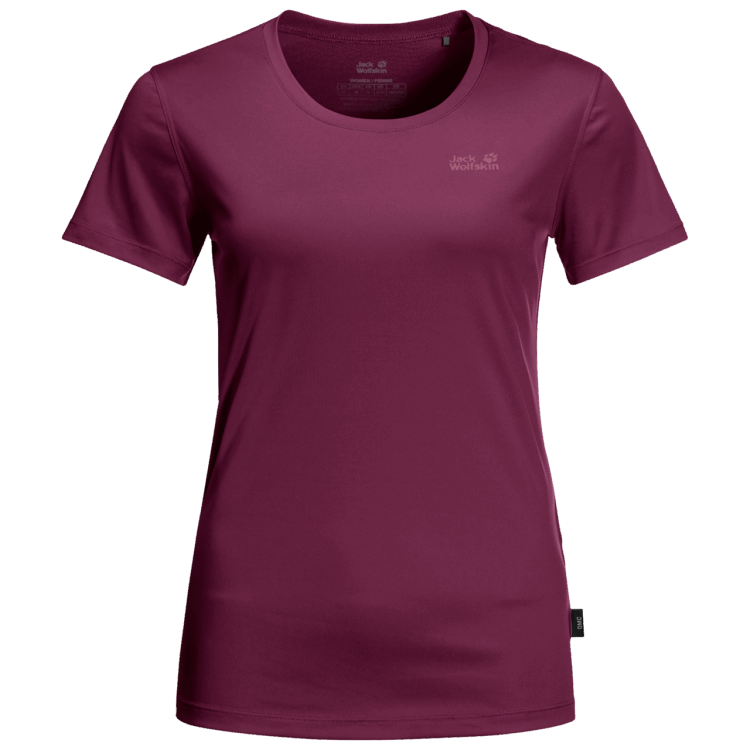 Brand Wild Berry Women's Tech T Brand Jack Wolfskin