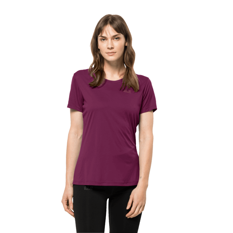 Brand Wild Berry Women's Tech T Brand Jack Wolfskin