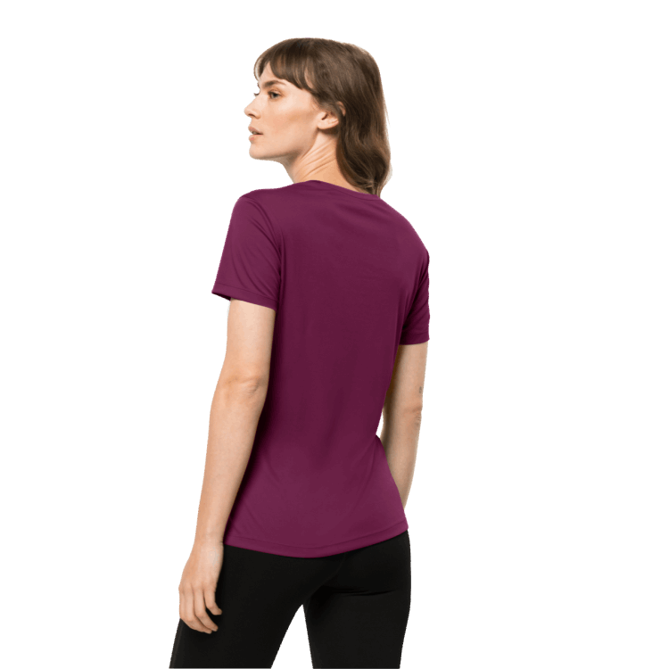 Brand Wild Berry Women's Tech T Brand Jack Wolfskin