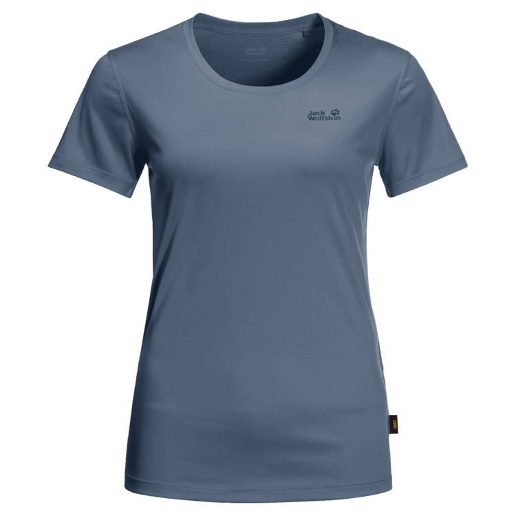 Women's Tech T Frost Blue Best Brand Jack Wolfskin