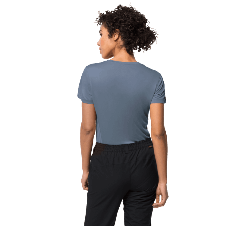 Women's Tech T Frost Blue Best Brand Jack Wolfskin