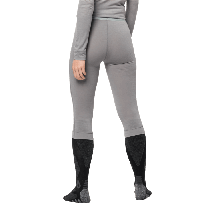 Medium Grey Heather New Women's Alpspitze Wool Pants Brand Jack Wolfskin