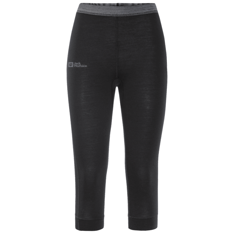 Black Women's Alpspitze Wool Pants Brand Jack Wolfskin Fashion
