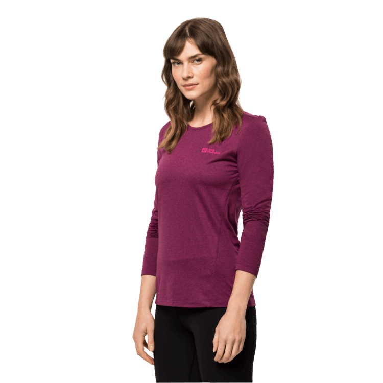 Original Wild Berry Women's Sky Thermal Long Sleeve Brand Jack Wolfskin