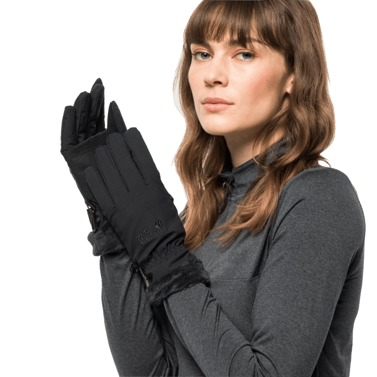 Women's Stormlock Highloft Glove Collection Brand Jack Wolfskin Black