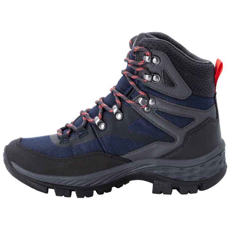 Brand Jack Wolfskin Blue-Coral Women's Rebellion Guide Texapore Mid