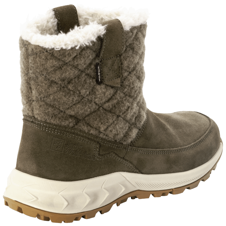 Khaki-Grey Fashion Brand Jack Wolfskin Women's Queenstown Texapore Boot