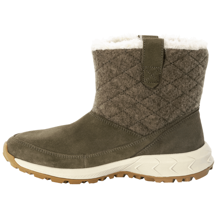 Khaki-Grey Fashion Brand Jack Wolfskin Women's Queenstown Texapore Boot