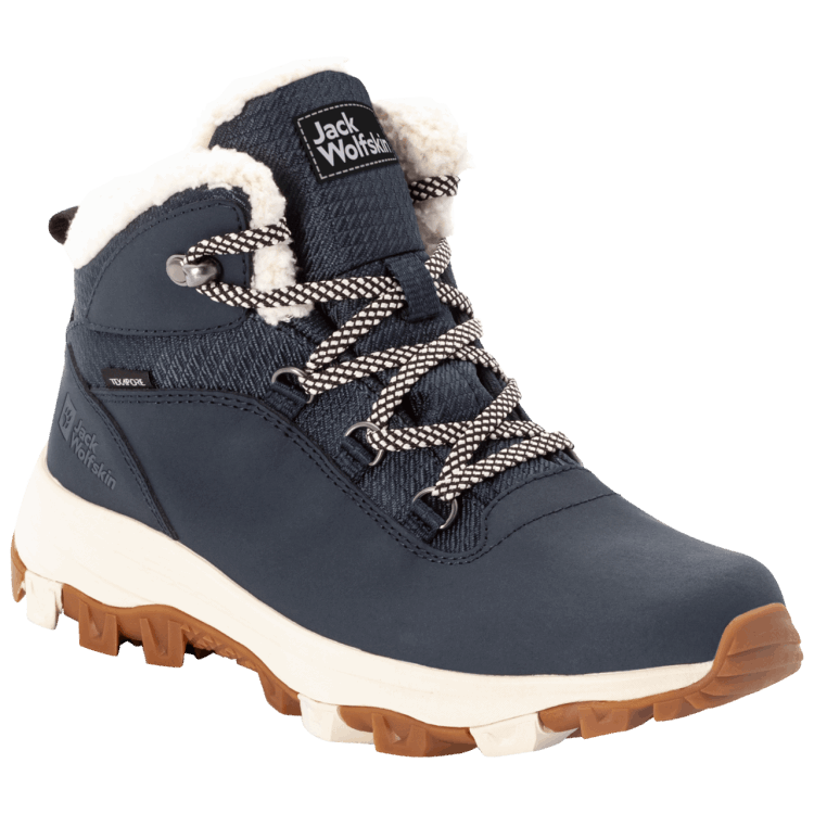 Dark Blue-Off-White Women's Everquest Texapore Mid Origin Brand Jack Wolfskin