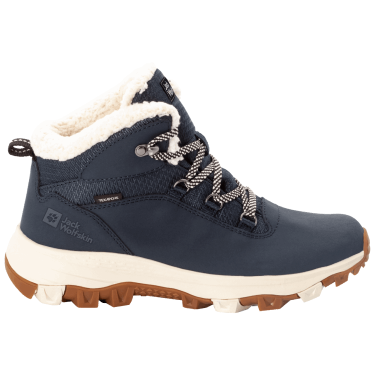 Dark Blue-Off-White Women's Everquest Texapore Mid Origin Brand Jack Wolfskin