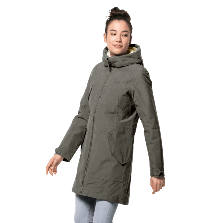 Brand Rocky Point Parka Grape Leaf Brand Jack Wolfskin