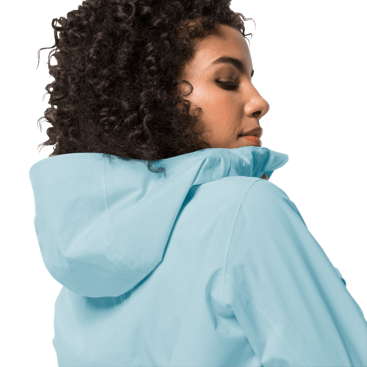 Women's JWP Shell Brand Jack Wolfskin Frosted Blue New