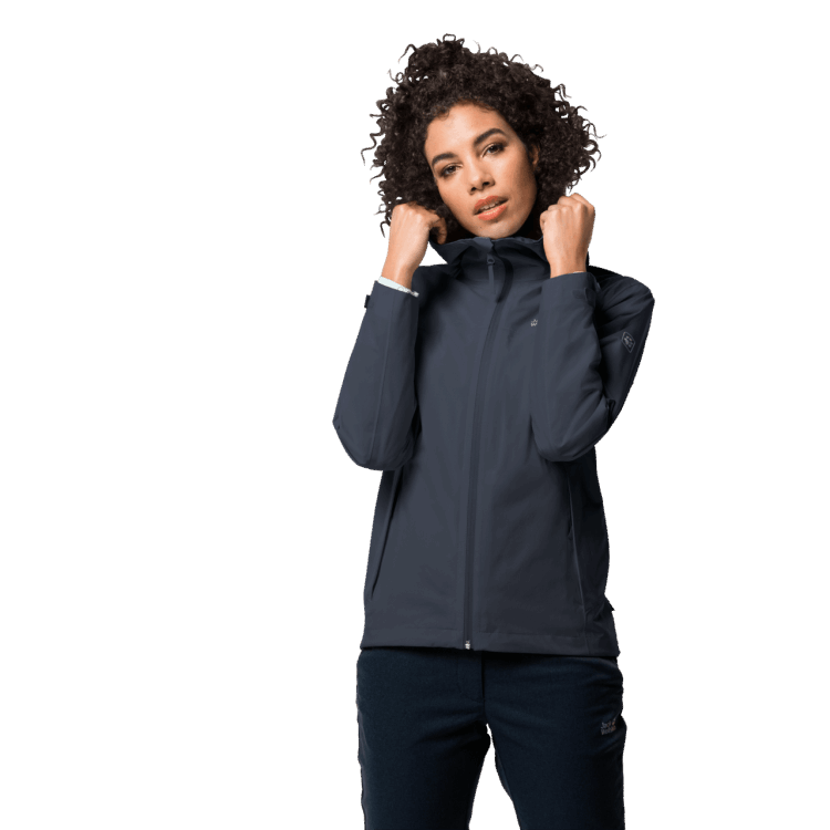 Women's JWP Shell Brand Jack Wolfskin Fashion Night Blue