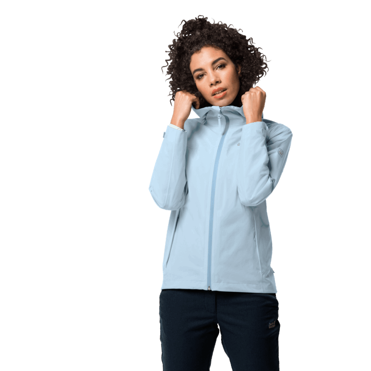 Women's JWP Shell Crystal Blue Brand Jack Wolfskin Collection
