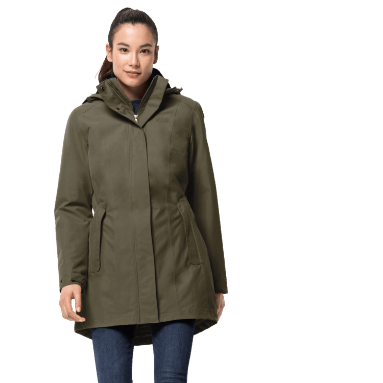 Madison Avenue Coat Origin Brand Jack Wolfskin Granite