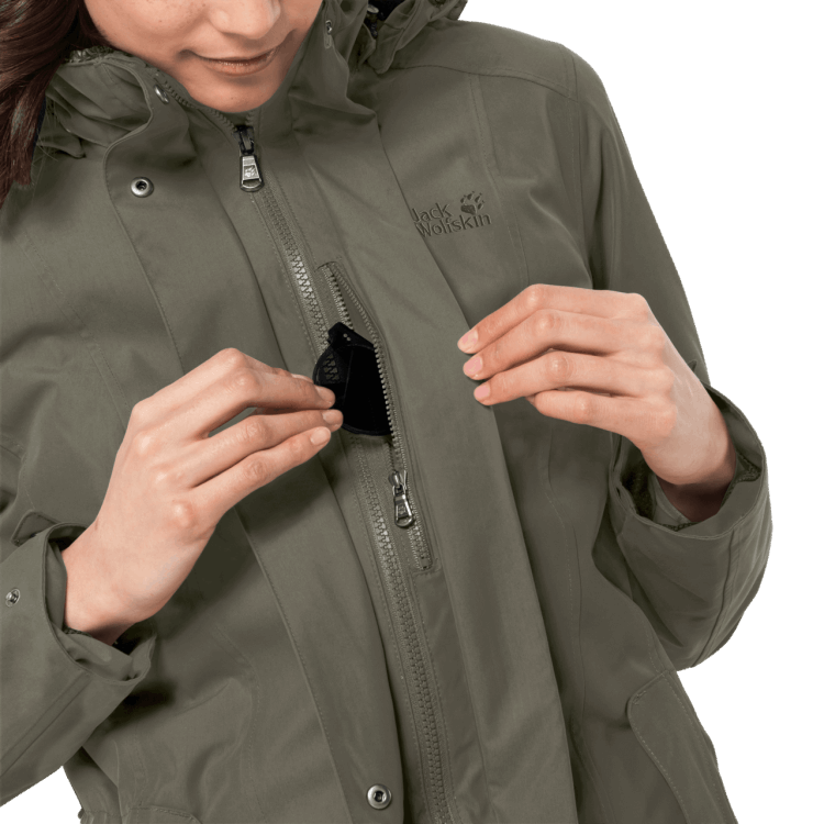 Madison Avenue Coat Origins Grape Leaf Brand Jack Wolfskin