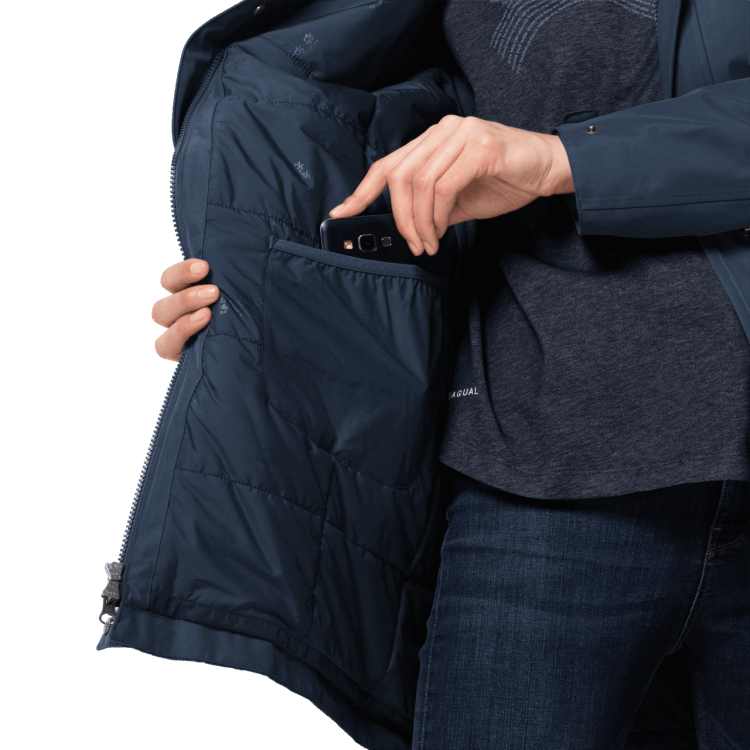 Brand Jack Wolfskin Midnight Blue Brand Madison Avenue Coat