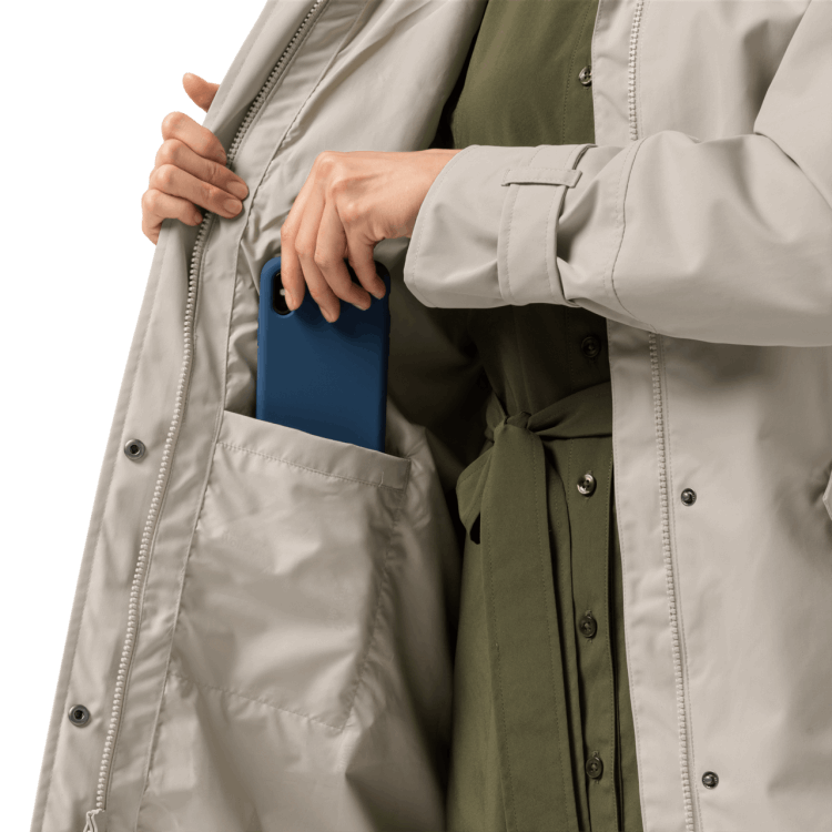 Brand Jack Wolfskin Dusty Grey Kimberley Coat Brands
