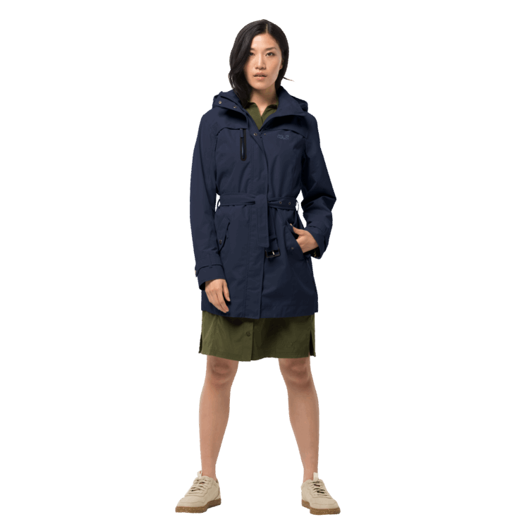 Brand Jack Wolfskin Hot Midnight Blue Kimberley Coat