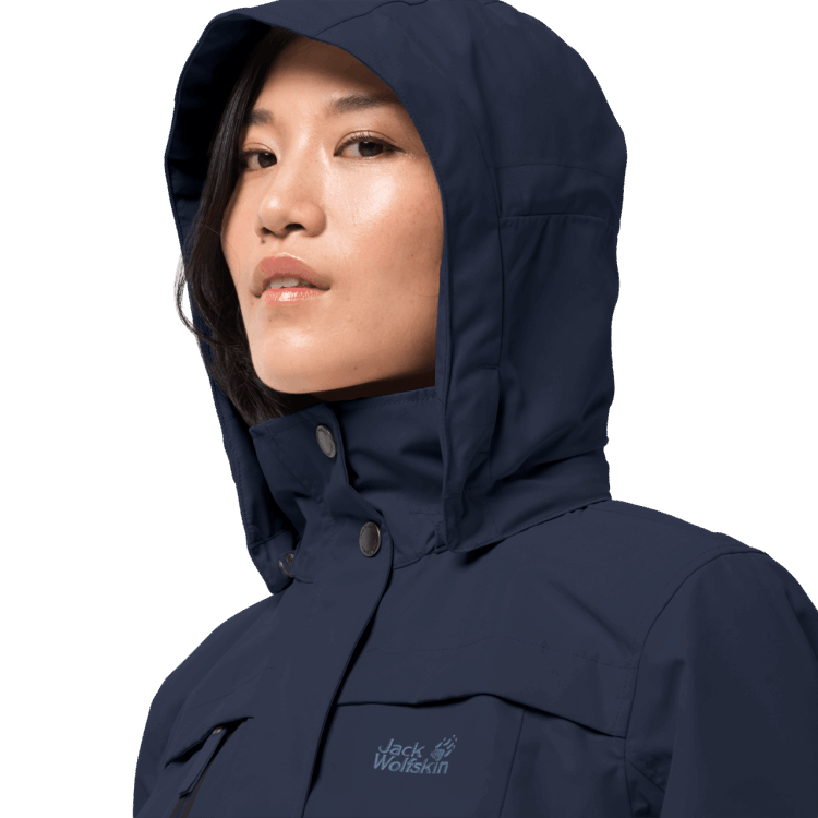 Brand Jack Wolfskin Hot Midnight Blue Kimberley Coat