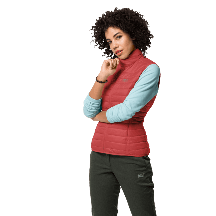 Brand Jack Wolfskin Women's JWP Vest New Coral Red