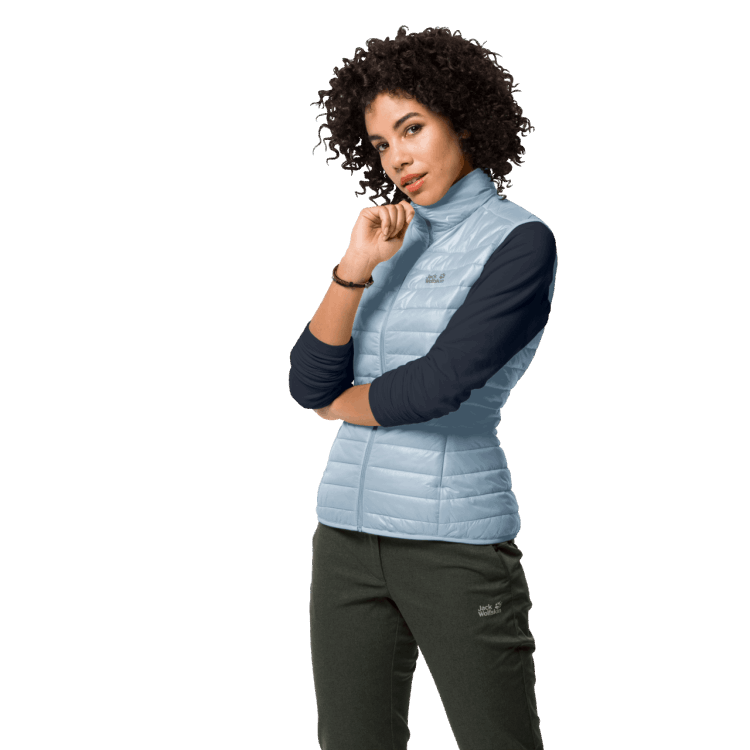 Crystal Blue Brand Jack Wolfskin Fashion Women's JWP Vest