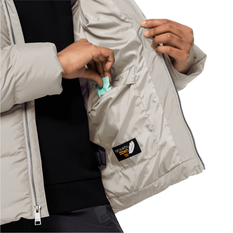 Winter Pearl Women's Frozen Palace Jacket Brand Jack Wolfskin Origins