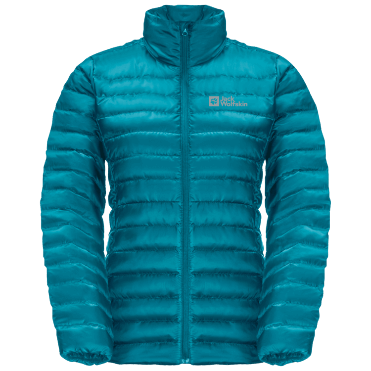 Freshwater Blue Women's Pack & Go Down Jacket Original Brand Jack Wolfskin