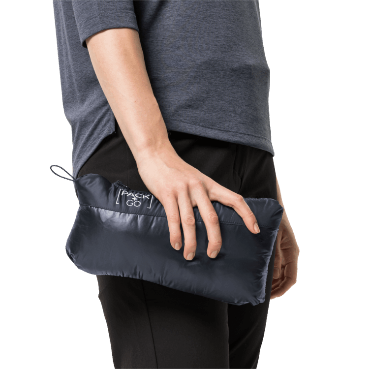Best Women's Pack & Go Down Jacket Ombre Blue Brand Jack Wolfskin