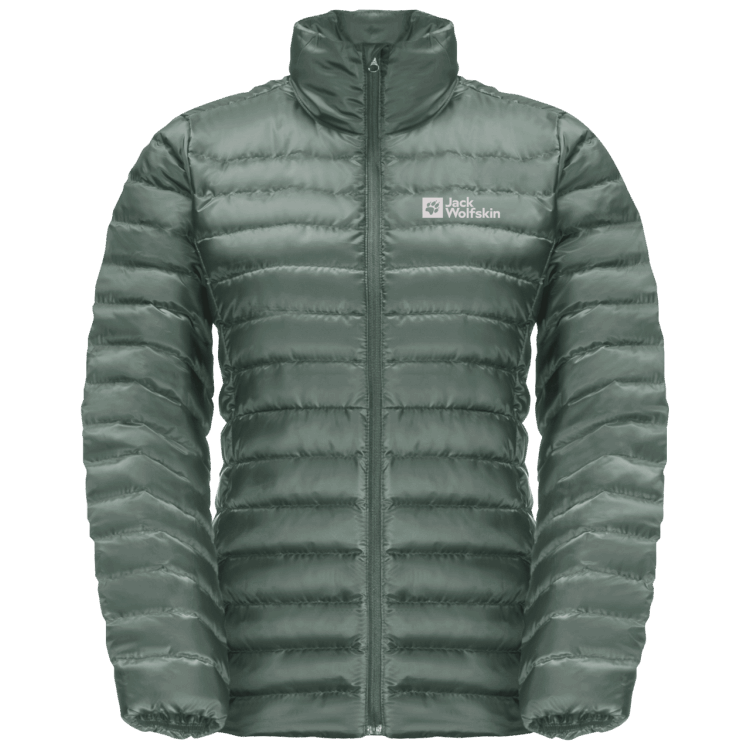 Fashion Brand Jack Wolfskin Women's Pack & Go Down Jacket Hedge Green