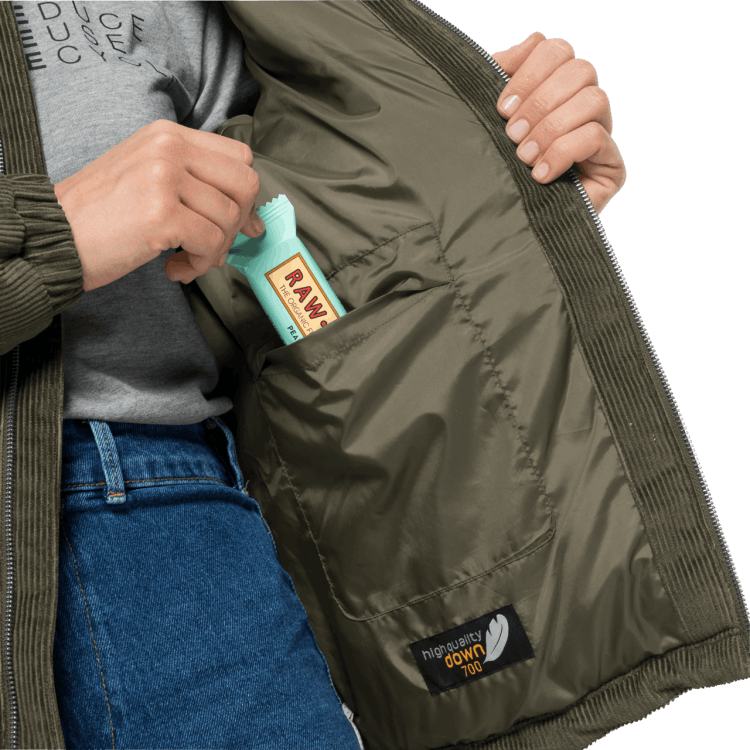 Collection Bonsai Green Brand Jack Wolfskin Women's Nature Corduroy Jacket