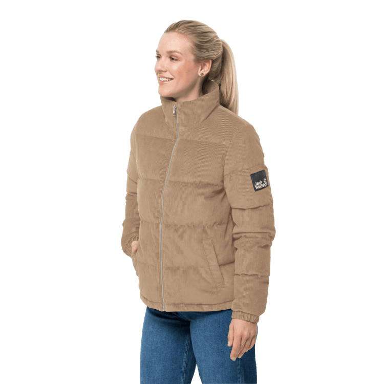 Women's Nature Corduroy Jacket Brand Jack Wolfskin Beige Origin