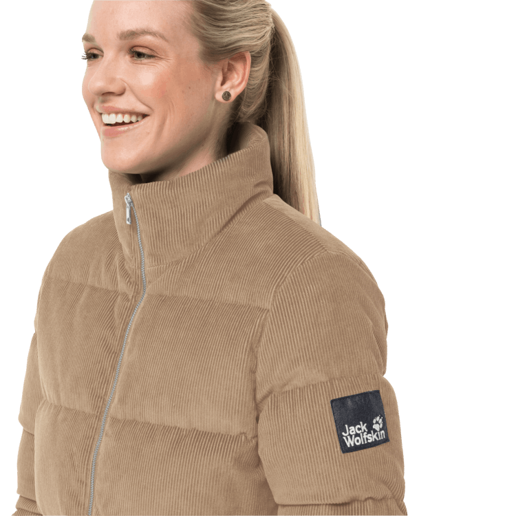 Women's Nature Corduroy Jacket Brand Jack Wolfskin Beige Origin