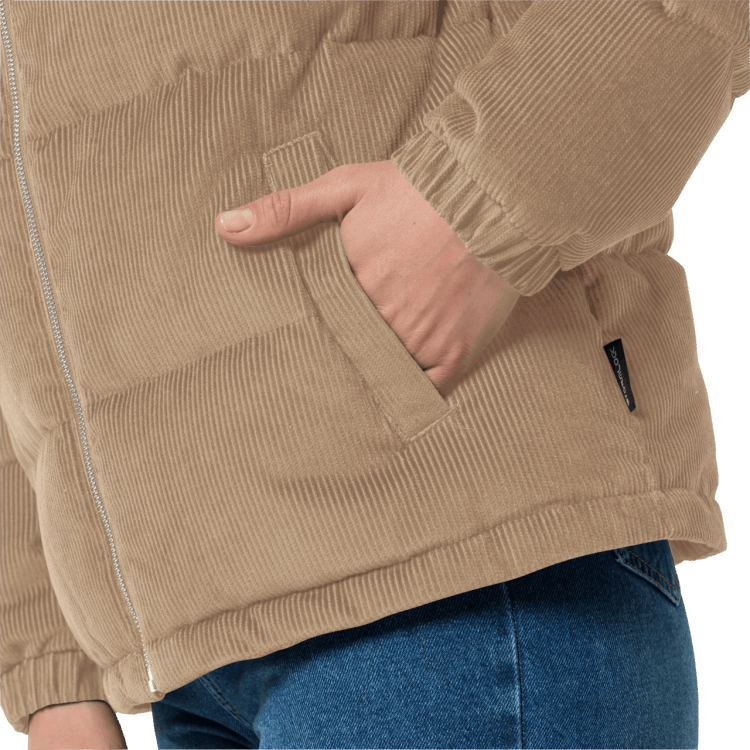 Women's Nature Corduroy Jacket Brand Jack Wolfskin Beige Origin