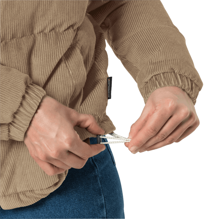 Women's Nature Corduroy Jacket Brand Jack Wolfskin Beige Origin