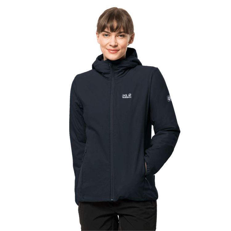 Women's JWP Atmos Jacket Brand Jack Wolfskin Origins Night Blue