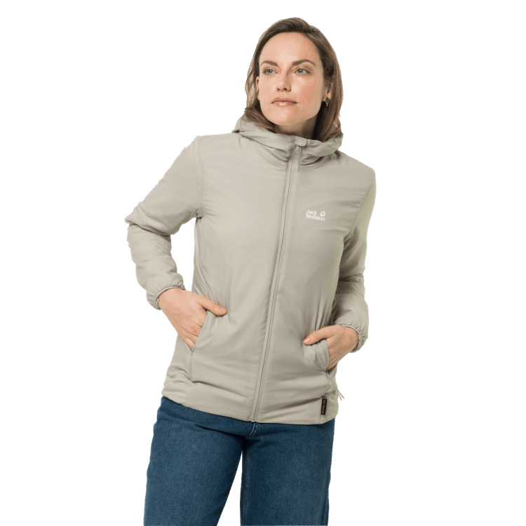 Women's JWP Atmos Jacket Dusty Grey Brand Jack Wolfskin