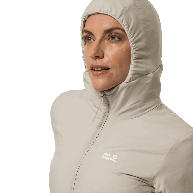 Women's JWP Atmos Jacket Dusty Grey Brand Jack Wolfskin
