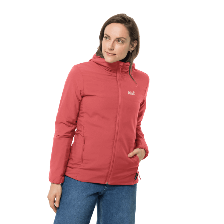 Women's JWP Atmos Jacket Coral Red Brands Brand Jack Wolfskin