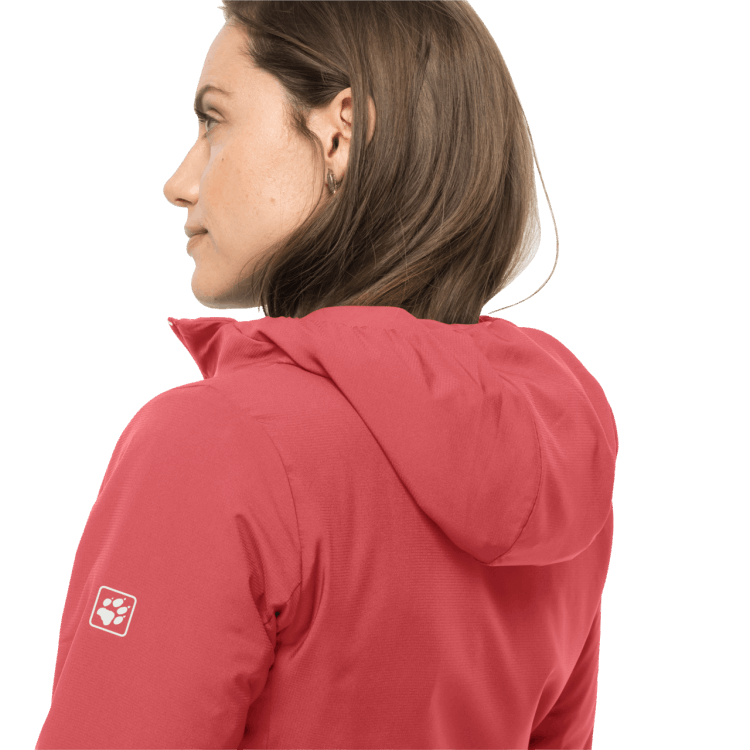 Women's JWP Atmos Jacket Coral Red Brands Brand Jack Wolfskin